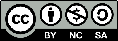 Creative Commons - icône officielle - Attribution - Utilisation non commerciale - Partage dans les mêmes conditions 4.0